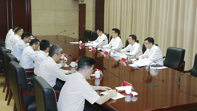 王劍鋒主持召開書記專題會議 聽取十三屆市委第十輪巡